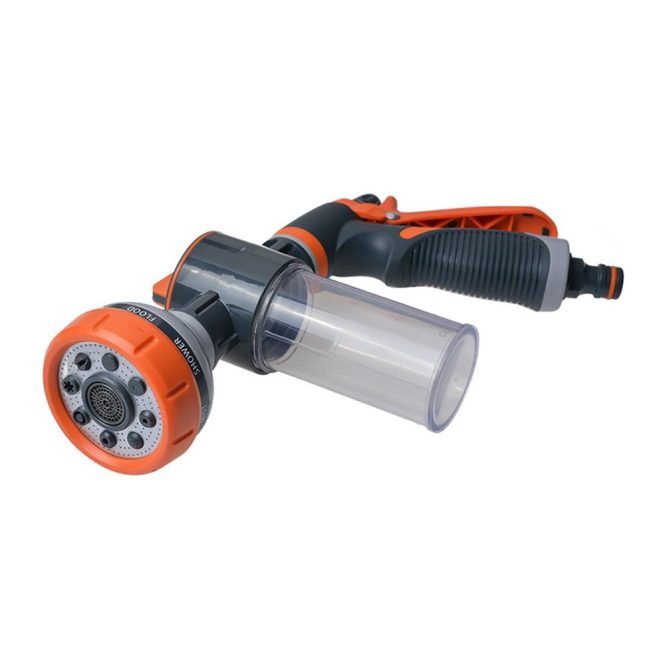 Car Tools | Car Water Washer High Pressure Hose Foam Sprayer Foam Nozzle Soap Dispenser Orange + Grey Car Repair & Maintenance Car Tools