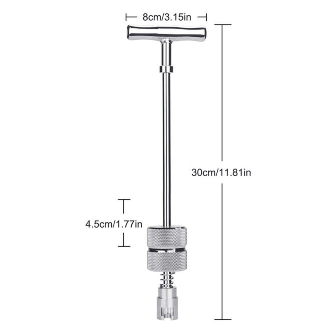 Car Tools | Dent Puller Dent Remover with T bar for Car Dent Repair and Metal Surface Dent Removal Silver Car Repair & Maintenance Car Tools