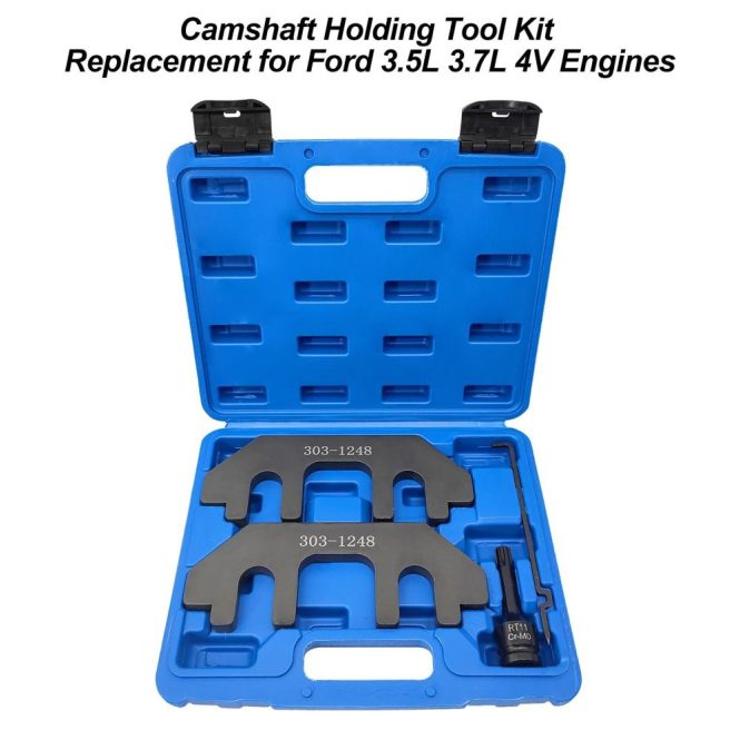 Car Tools | Engine Timing Tool Timing Engine Camshaft Locking Tool Camshaft Holding Tool Kit Replacement for Ford 3.5L 3.7L 4V Engines Black Car Repair & Maintenance Black