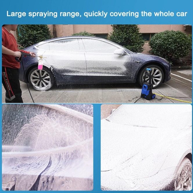 Car Tools | Foam Generator Dense Foam Bottle Foam Can for High Pressure Car Washer Car Cleaning Foam Washer Transparent Car Repair & Maintenance Car Tools