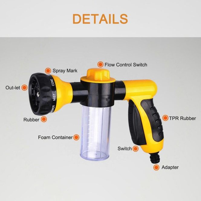 Car Tools | Foam Sprayer Garden Water Hose Foam Nozzle Car Repair & Maintenance Car Tools