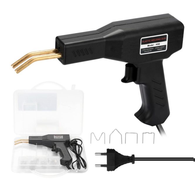 Car Tools | Handy Plastics Welders Garage Tools Hot Staplers Machine Staple PVC Repairing Machine Car Bumper Repairing Stapler Welding Tool eu Car Repair & Maintenance Car Tools