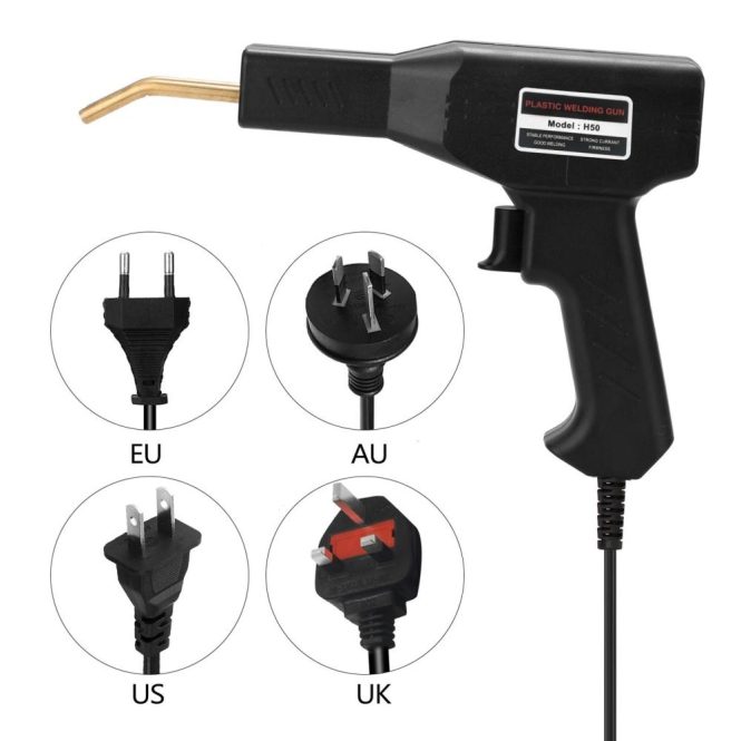 Car Tools | Handy Plastics Welders Garage Tools Hot Staplers Machine Staple PVC Repairing Machine Car Bumper Repairing Stapler Welding Tool eu Car Repair & Maintenance Car Tools