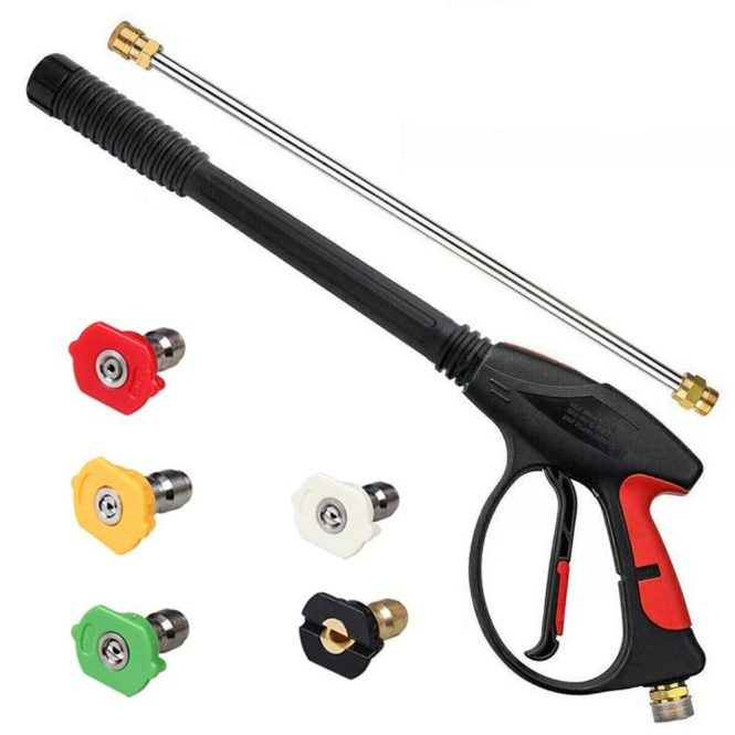 Car Tools | High Pressure Cleaning Machine Water Gun Set Black Car Repair & Maintenance Black