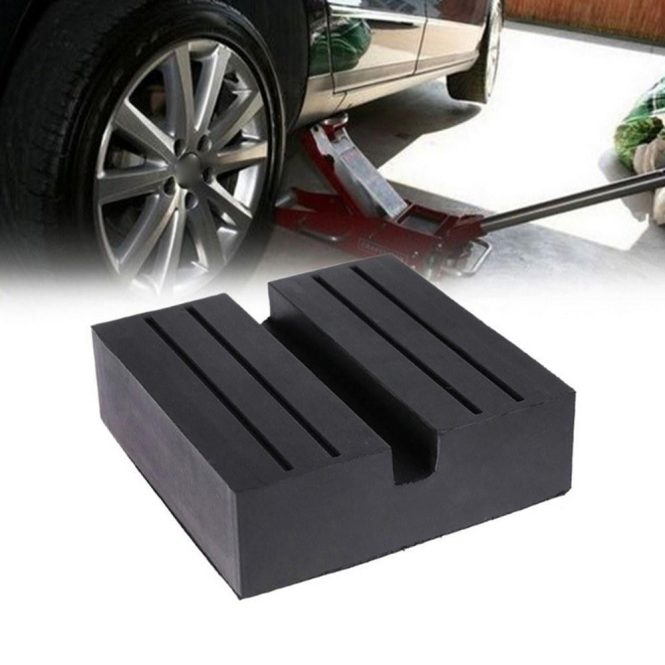 Car Tools | Jack Rubber Pad 1PCS Universal Car Square Black Anti-Slip Rail Adapter Jack Guard Pad Adapter Vehicle Repair Tool for Car Lift Type 1 Car Repair & Maintenance Car Tools