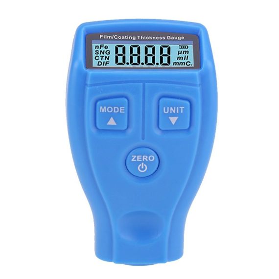 Car Tools | LCD Display Paint Measure Tester Tool Instruments Blue Car Repair & Maintenance Blue