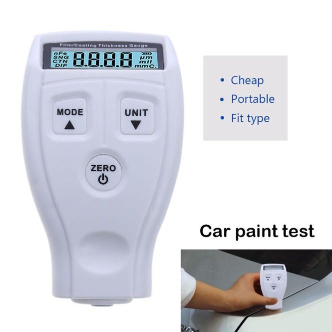 Car Tools | LCD Display Paint Measure Tester Tool Instruments White Car Repair & Maintenance Car Tools