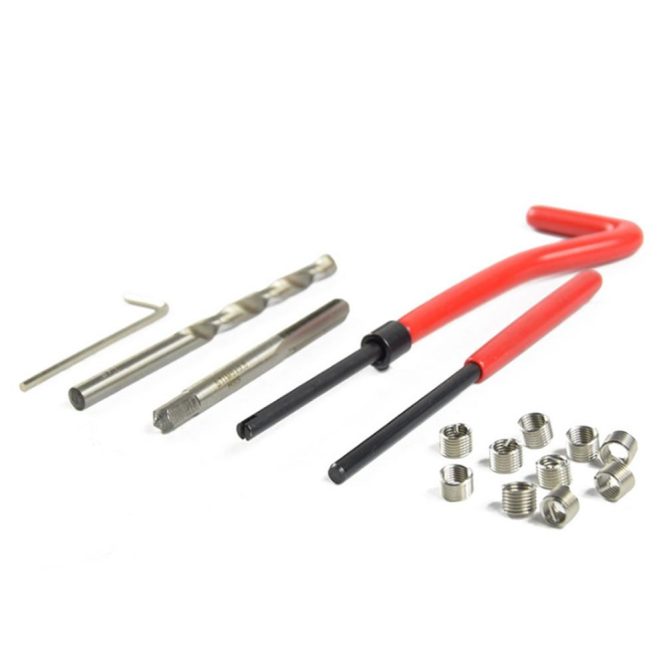 Car Tools | M5 X 1.0 Thread Repair Kit Helicoil Compatible 5mm Damaged Threads 10 Car Repair & Maintenance Car Tools