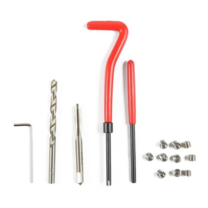 Car Tools | M5 X 1.0 Thread Repair Kit Helicoil Compatible 5mm Damaged Threads 10 Car Repair & Maintenance Car Tools