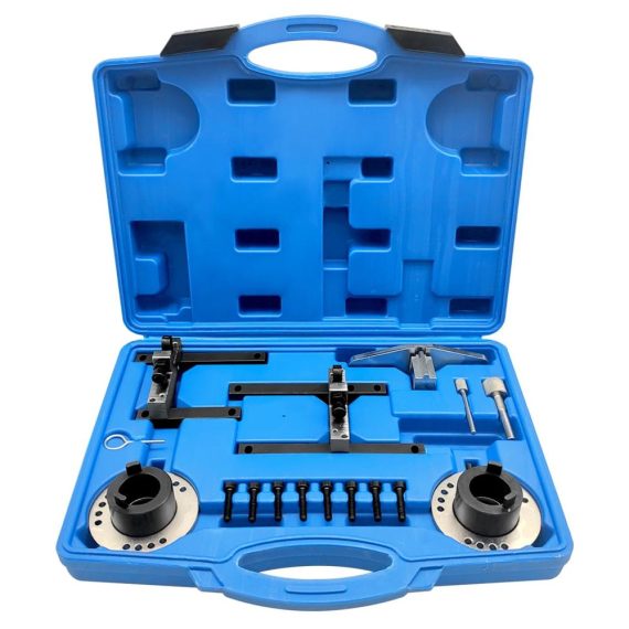 Car Tools | Petrol Engine Timing Tool Kit Timing Tool Kit with Carrying Case Replacement for Ford 1.0 EcoBoost Focus Fiesta Blue Car Repair & Maintenance Blue