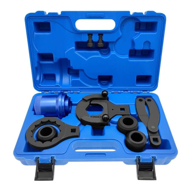 Car Tools | Rear Drive Axle Differential Installer Remover Tool Kit Rear Axle Differential Removal and Installer Tools Replacement for BMW Black And Blue Car Repair & Maintenance Black And Blue