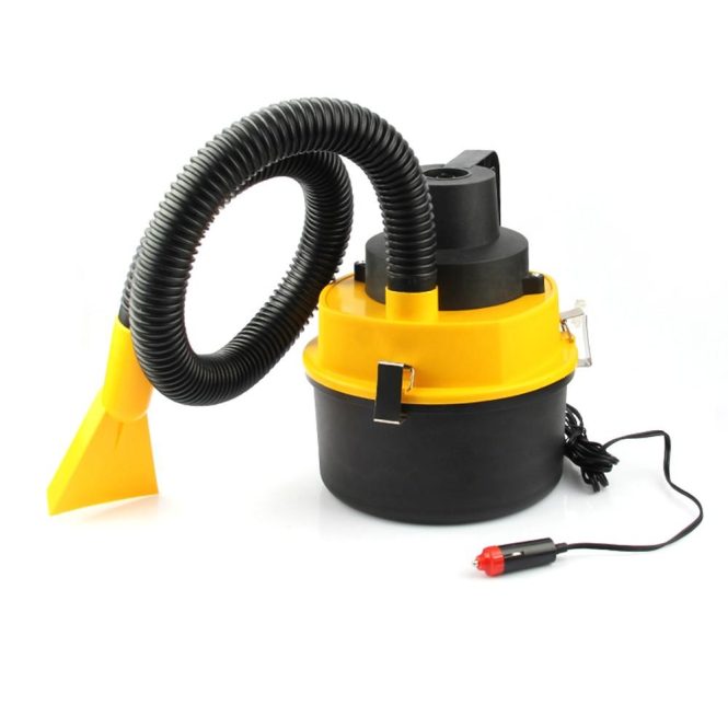 Car Vacuum Cleaner | 12V Portable Handheld Vacuum Cleaner 2300PA Suction Car Detailing Vacuum with Multi-nozzles and Hose Yellow Car Repair & Maintenance Car Vacuum Cleaner