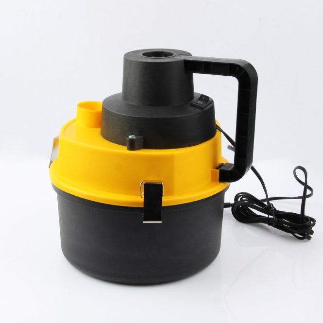 Car Vacuum Cleaner | 12V Portable Handheld Vacuum Cleaner 2300PA Suction Car Detailing Vacuum with Multi-nozzles and Hose Yellow Car Repair & Maintenance Car Vacuum Cleaner