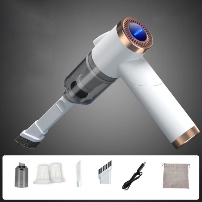 Car Vacuum Cleaner | Car Vacuum Cleaner Cordless Handheld Car Vacuum Cleaner White Car Repair & Maintenance Car Vacuum Cleaner