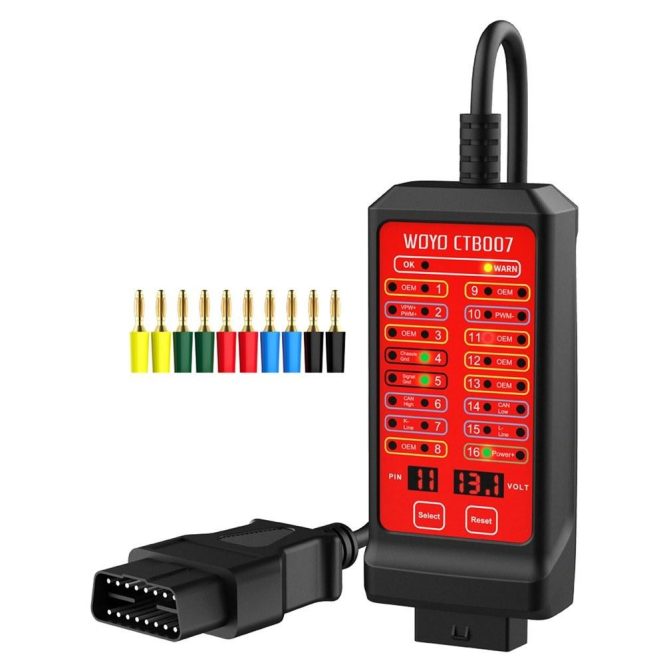 Diagnostic Scan Tool | 12V 24V Portable CAN Tester Multicolor Car Alarms & Security Diagnostic Scan Tool