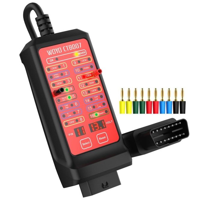 Diagnostic Scan Tool | 12V 24V Portable CAN Tester Multicolor Car Alarms & Security Diagnostic Scan Tool