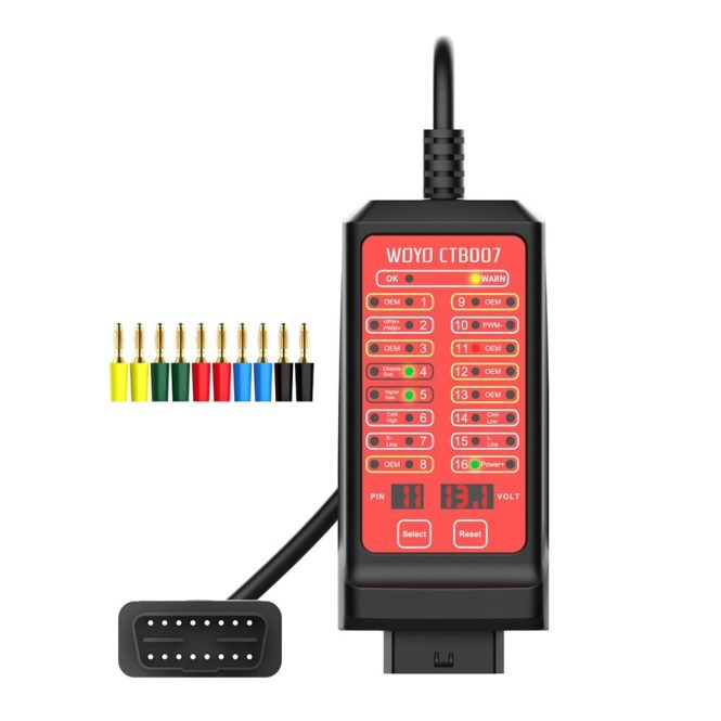 Diagnostic Scan Tool | 12V 24V Portable CAN Tester Multicolor Car Alarms & Security Diagnostic Scan Tool