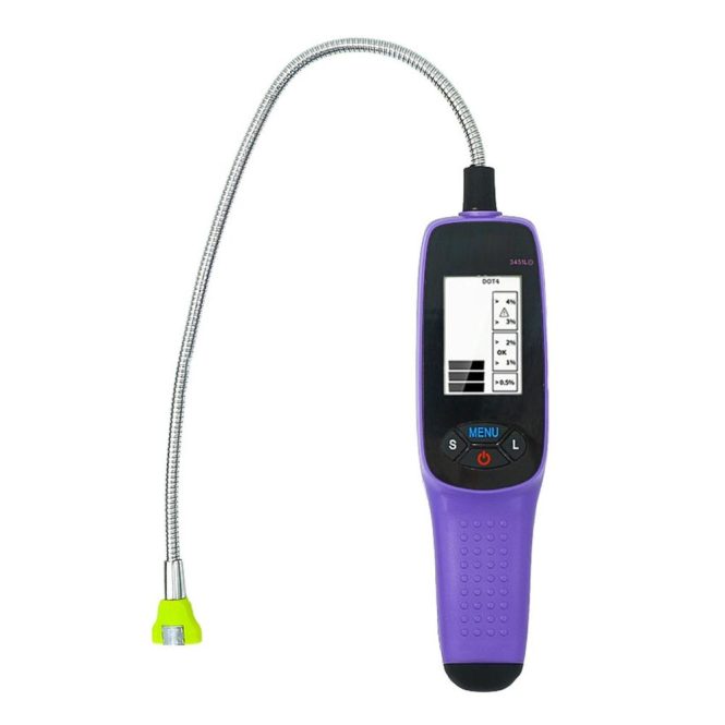 Diagnostic Scan Tool | Brake Fluid Tester High Precision Car Brake Fluid Detector with LCD Screen Auto Diagnostic Testing Tool for DOT 3 / DOT 4 / DOT 5.1 Purple Car Alarms & Security Diagnostic Scan Tool