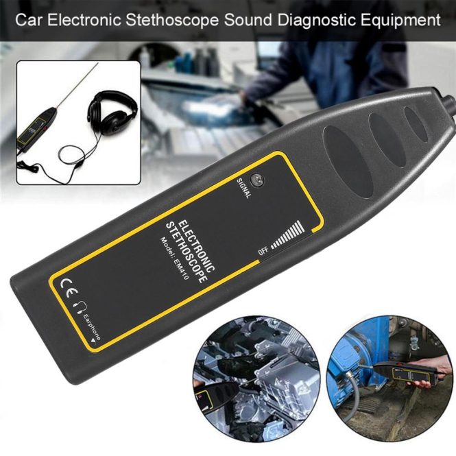 Diagnostic Scan Tool | Car Electronic Stethoscope Sound Diagnostic Equipment Black Car Alarms & Security Black