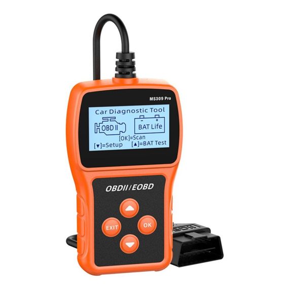 Diagnostic Scan Tool | Car Engine Fault Code Reader Battery Tester Professional CAN Diagnostic Scan Tool for 12V Gasoline Vehicles Orange Car Alarms & Security Diagnostic Scan Tool