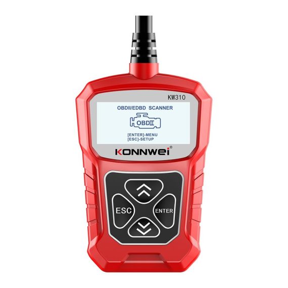 Diagnostic Scan Tool | KW310 Universal Car Scanner Professional Automotive Code Reader Vehicle CAN Diagnostic Scan Tool Red Car Alarms & Security Diagnostic Scan Tool