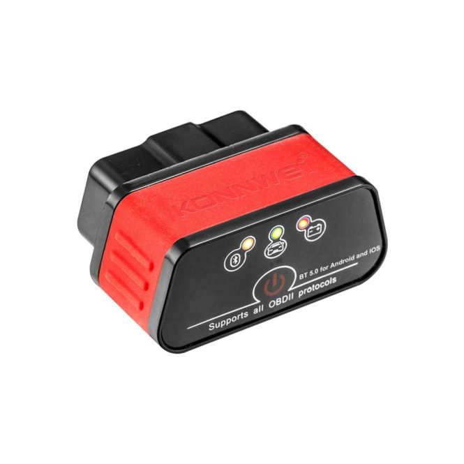 Diagnostic Scan Tool | KW903 BT 4.0 Wireless OBD-II Car Auto Diagnostic Scan Tools Car Detector Tester Scanner for IOS Android System Red Car Alarms & Security Diagnostic Scan Tool