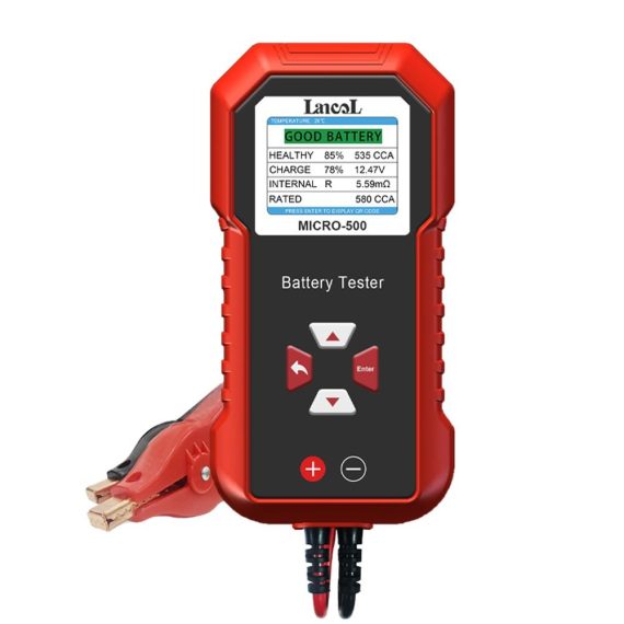 Diagnostic Scan Tool | LCD Color Display Car Motorbike Battery Cranking Charging Tester 12.0V Lead-acid Lithium Battery Support 8 Languages Multicolor Car Alarms & Security Diagnostic Scan Tool