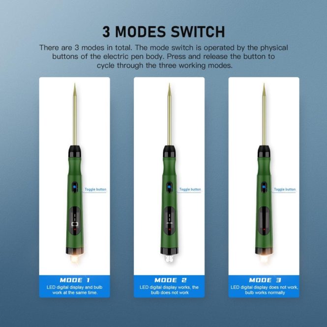 Diagnostic Scan Tool | P50 Automotive Circuit Tester LCD Display Voltage Measurement Dark Green Car Alarms & Security Dark Green