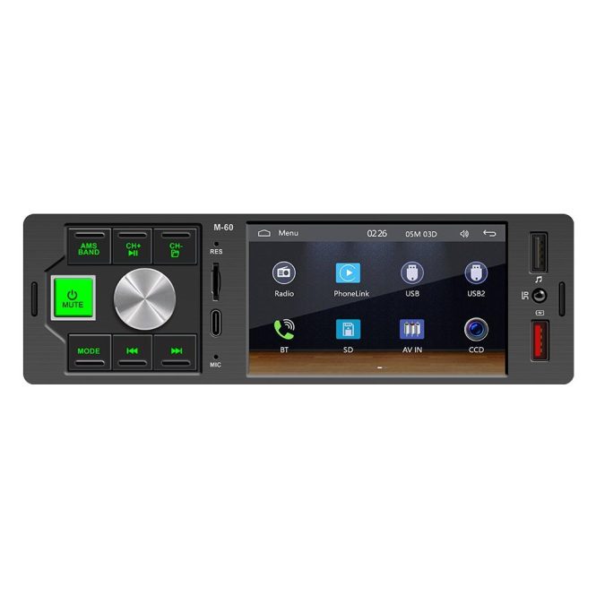 FM Transmitters & Players | 4.1in High Clear Car BT MP5 Player Multi-language Multifunctional Auto Audio and Video Player Car Multi-media Player Car Radio Receiver Black Car Audio Black