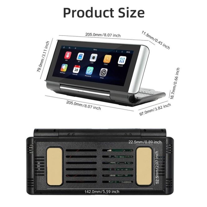 FM Transmitters & Players | 6.86in Touched Screen Car BT MP5 Player Wireless Carplay Black Car Audio Black