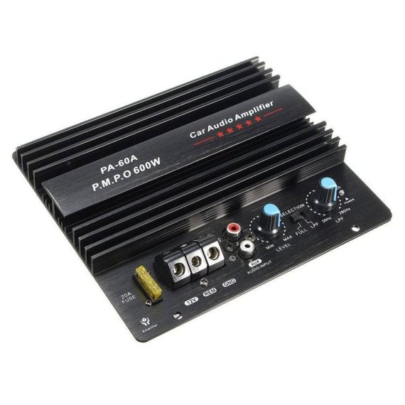 FM Transmitters & Players | 600W 12.0V Car Subwoofer High Power Amplifier Board Single Channel Audio Amplifier Amp Black Car Audio Black