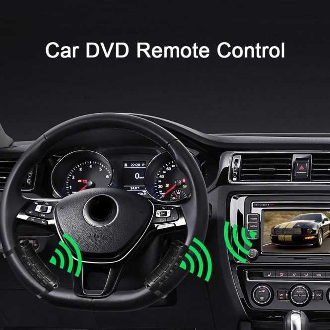 GPS Accessories | Universal Steering Wheel LED Remote Control Car DVD Remote Controls fit Car Android /Windows Ce System Play Black Car GPS & Accessories Black