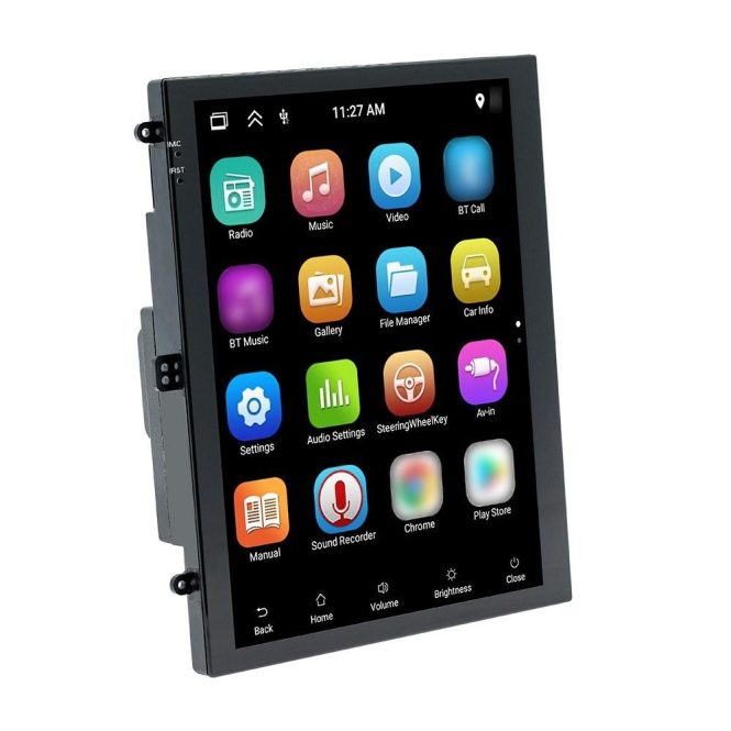 GPS Navigation | 9.7in Wireless BT Carplay Vertical Screen Car Navigation(RAM 2G and ROM 32G) Black Car GPS & Accessories Black