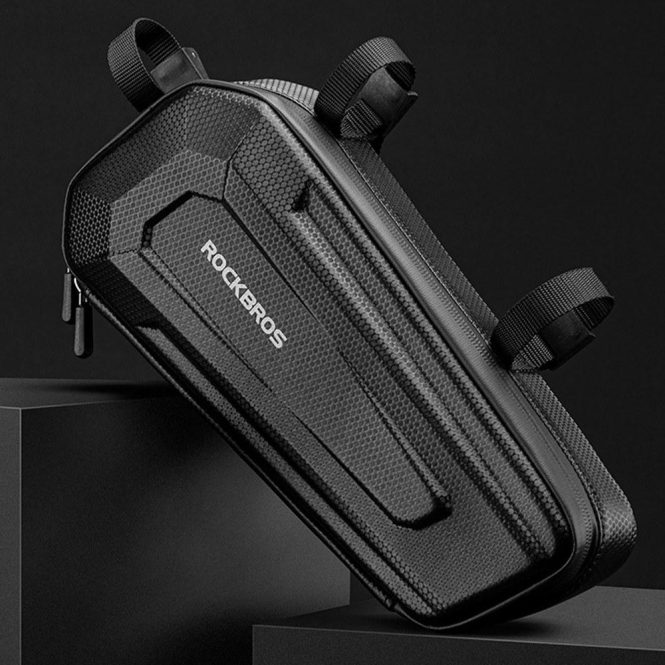 Motorcycle Apparel | Motorcycle Bag Waterproof Bag Large Capacity Motorcycle Engine Bag Practical Easy Installation Triangular Bag Motorcycle Accessories Black Motorcycle Accessories Black