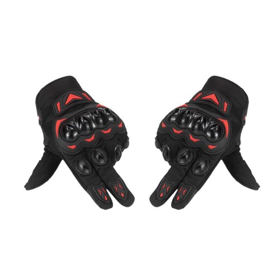 Motorcycle Apparel | Motorcycle Gloves Anti-Slip Breathable Touchscreen Gloves for Riding Road Racing Cycling l Red Motorcycle Accessories Motorcycle Apparel