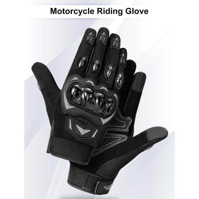 Motorcycle Apparel | Motorcycle Gloves Anti-Slip Breathable Touchscreen Gloves for Riding Road Racing Cycling m Black And Grey Motorcycle Accessories Black And Grey