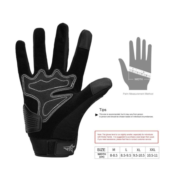 Motorcycle Apparel | Motorcycle Gloves Anti-Slip Breathable Touchscreen Gloves for Riding Road Racing Cycling m Black And Grey Motorcycle Accessories Black And Grey