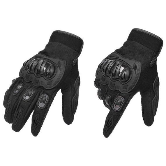 Motorcycle Apparel | Motorcycle Gloves Full Finger Motorbike Racing Motor Cycling Gloves l Black Motorcycle Accessories Black