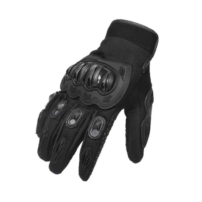 Motorcycle Apparel | Motorcycle Gloves Full Finger Motorbike Racing Motor Cycling Gloves l Black Motorcycle Accessories Black