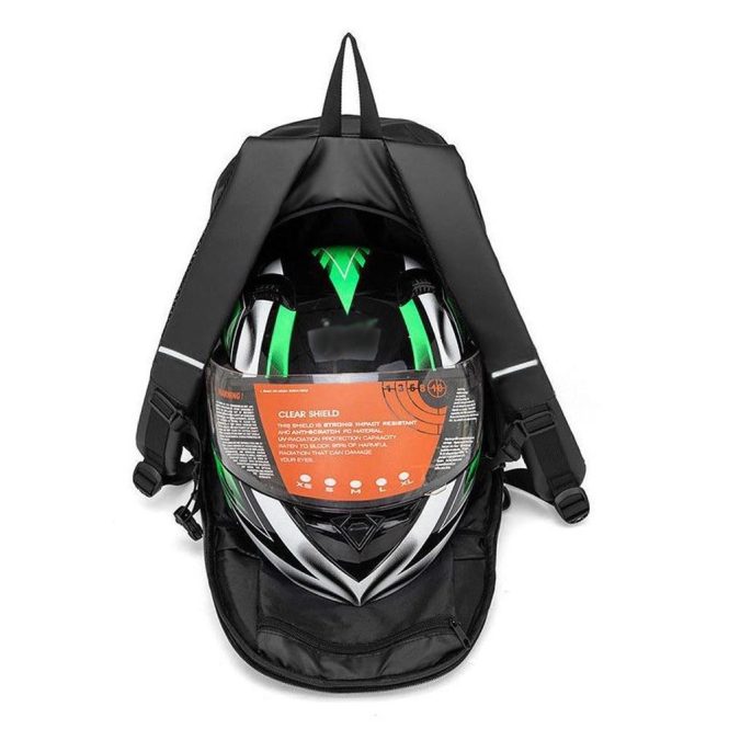 Motorcycle Apparel | Multifunctional Large Capacity Motorcycle Backpack Motorcycle Helmet Bag Black Motorcycle Accessories Black