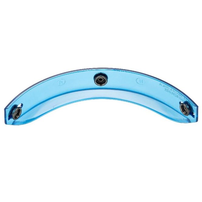 Motorcycle Apparel | Universal 3 Snap-Button Visor Flip Up Wind Shield  for Open Face Motorcycle Helmet Blue Motorcycle Accessories Blue