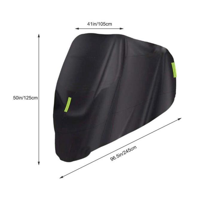 Motorcycle Apparel | Universal Motorcycle Cover – All Season Waterproof Outdoor Protection Against Dust Debris Rain and Weather l Motorcycle Accessories Motorcycle Apparel