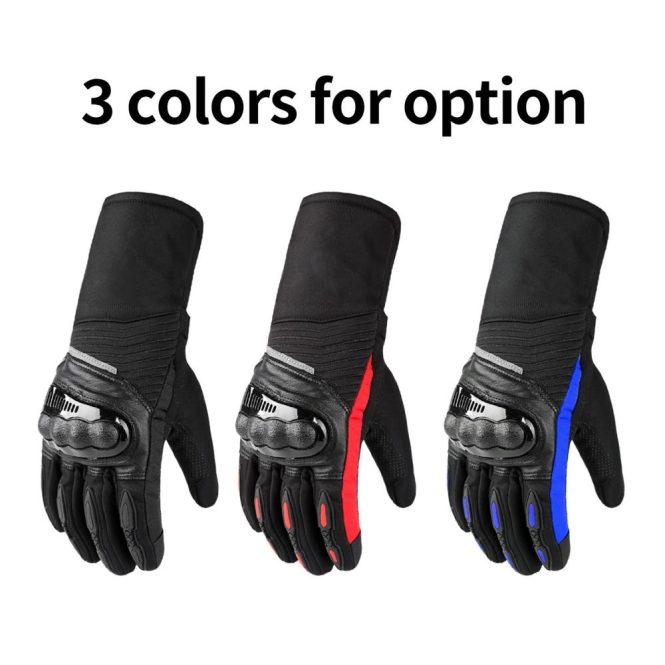 Motorcycle Apparel | Winter Motorcycle Gloves Waterproof Cold Weather Motorcycle Gloves Warm Riding Gloves 2xl Black Motorcycle Accessories Black