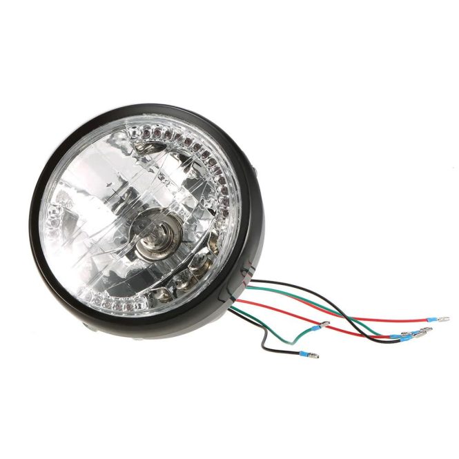 Motorcycle Led Lights | 7″ Motorcycle Headlight Round Motorcycle Accessories Motorcycle Led Lights