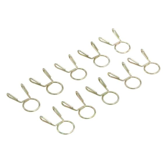 Motorcycle Protective Gear | 10X Fuel Line Hose Tubing Spring Clip Motorcycle Accessories Motorcycle Protective Gear