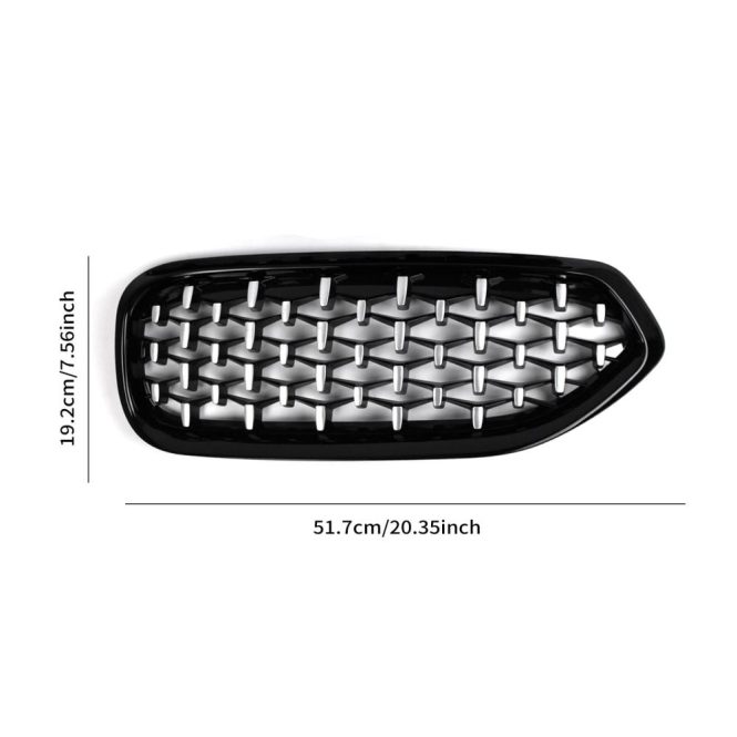 Other Accessories | 1 Pair Front Kidney Grills Front Center Grilles Replacement for BMW Z4 G29 2019-2022 51138091295 51138091296 Black Car Repair & Maintenance Black