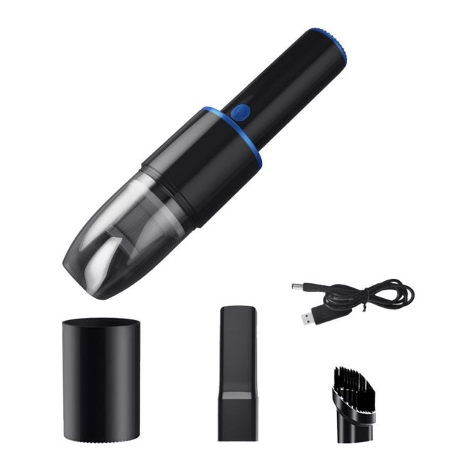 Other Accessories | 10000Pa Car Vacuum Cleaner Portable Mini Handheld USB Vacuum Cleaner 120W Strong Suction Vacuum Cleaner for Pet Hair Dust Gravel Cleaning Home Office Blue Car Repair & Maintenance Blue