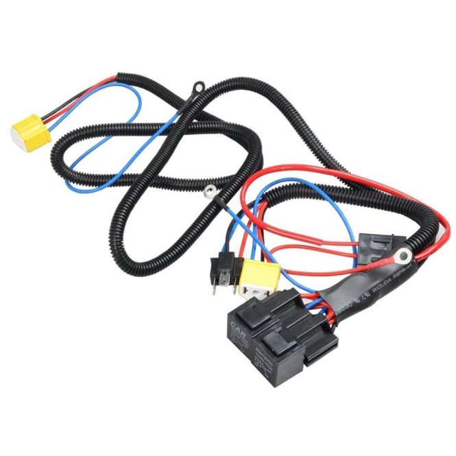 Other Accessories | 12V Car Headlight Wiring Harness Halogen Lamp H4 Light Enhance Cable Socket Light Enhancer Brightener Black Car Repair & Maintenance Black