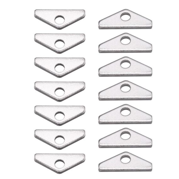 Other Accessories | 14 pc Chrome Valve Cover Mini Tabs Hold Down Replacement for Chevy BBC Big Block 396 427 454 502 Silver Car Repair & Maintenance Other Accessories