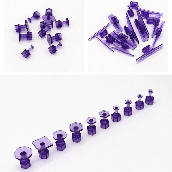 Other Accessories | 28Pcs Car Tabs Dent Lifter Dent Puller Kit Dent Removal Tools Set For Auto Paintless Dent Repairing Tool For Car Body Purple Car Repair & Maintenance Other Accessories